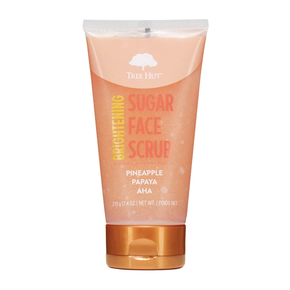 Tree Hut gommage visage Ananas et Papaye en bouteille, purifiant les pores.