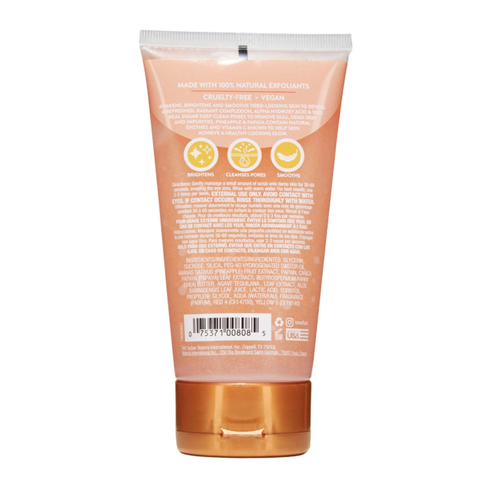 Tree Hut gommage visage grains exfoliants, exfoliation douce des impuretés.