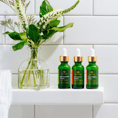 Sérum niacinamide Tree of Life Beauté dans flacon hydratant