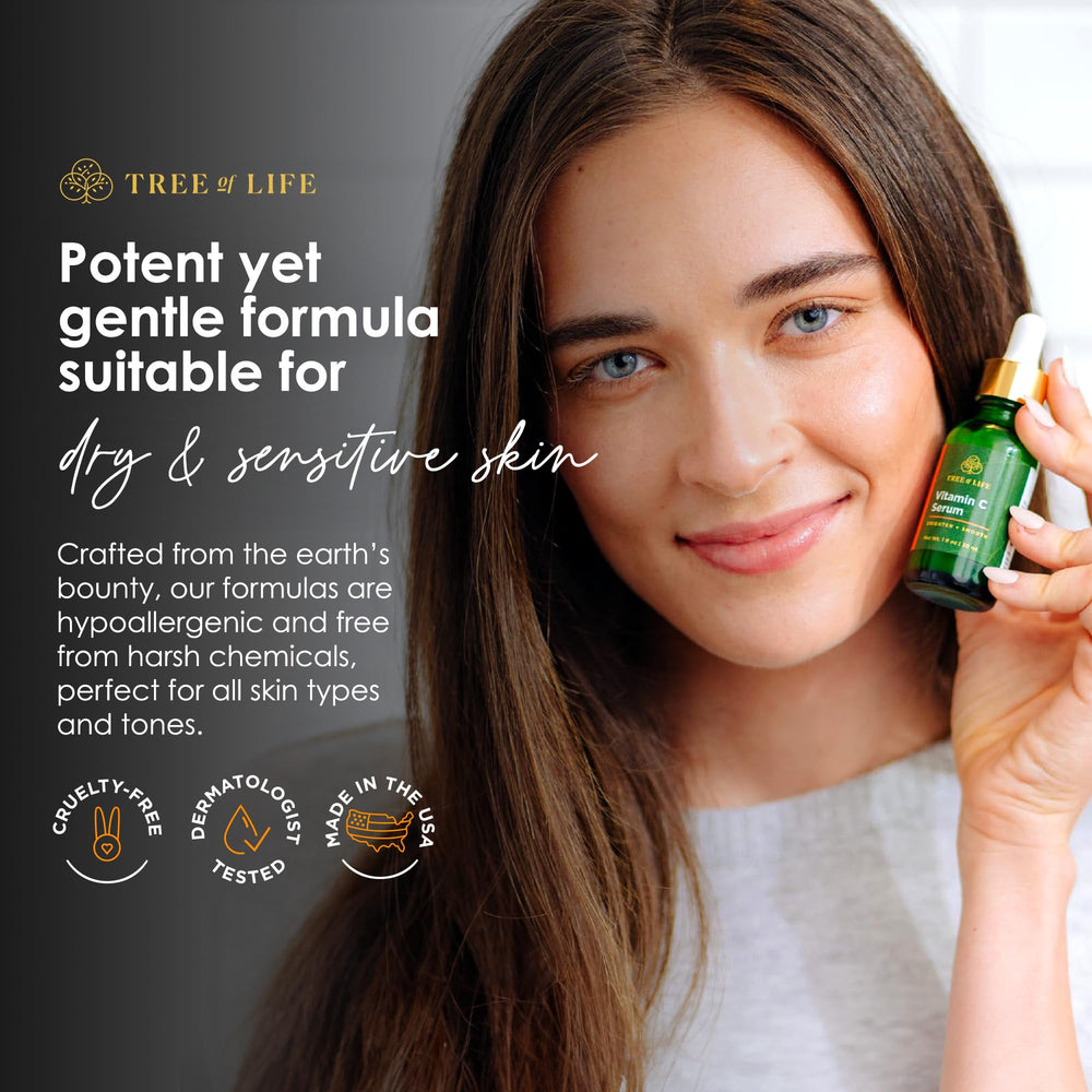 Étiquette Dermatologue testé Tree of Life Beauté