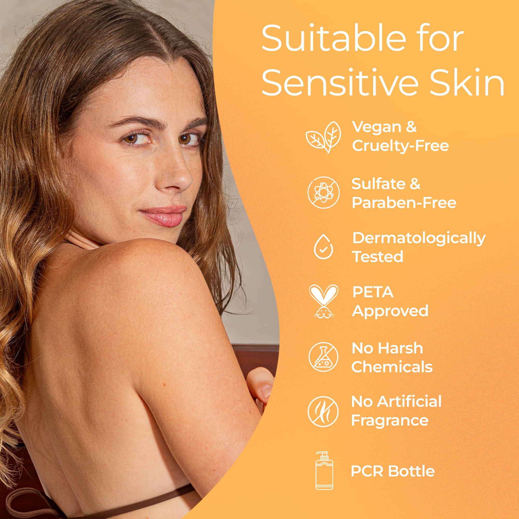 Formule sans sulfate du Tree to Tub Citrus Body Wash pour une cleansing douce.