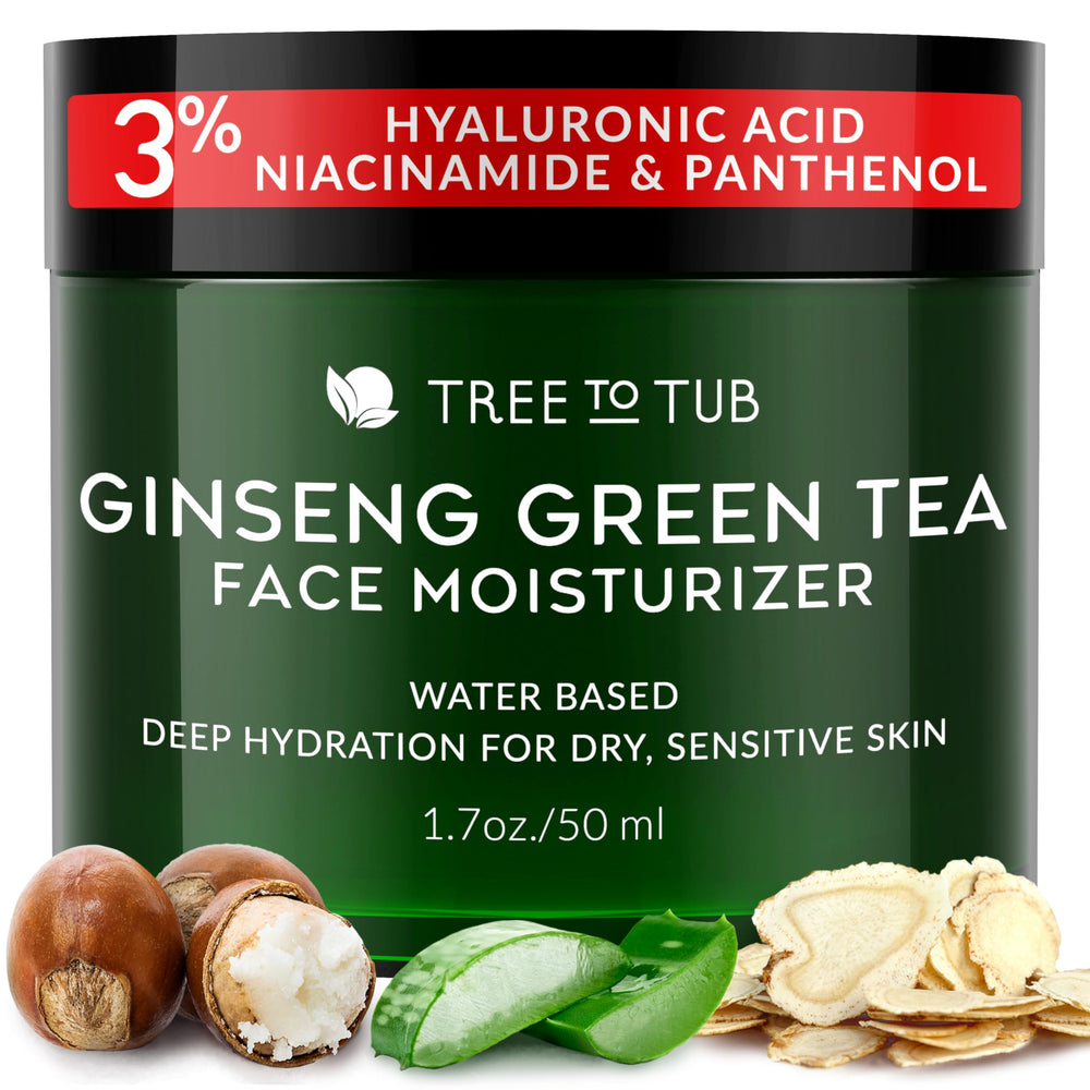 Tree To Tub Hydratant Visage Eau Base: hydratation légère adaptée à tous types de peau.