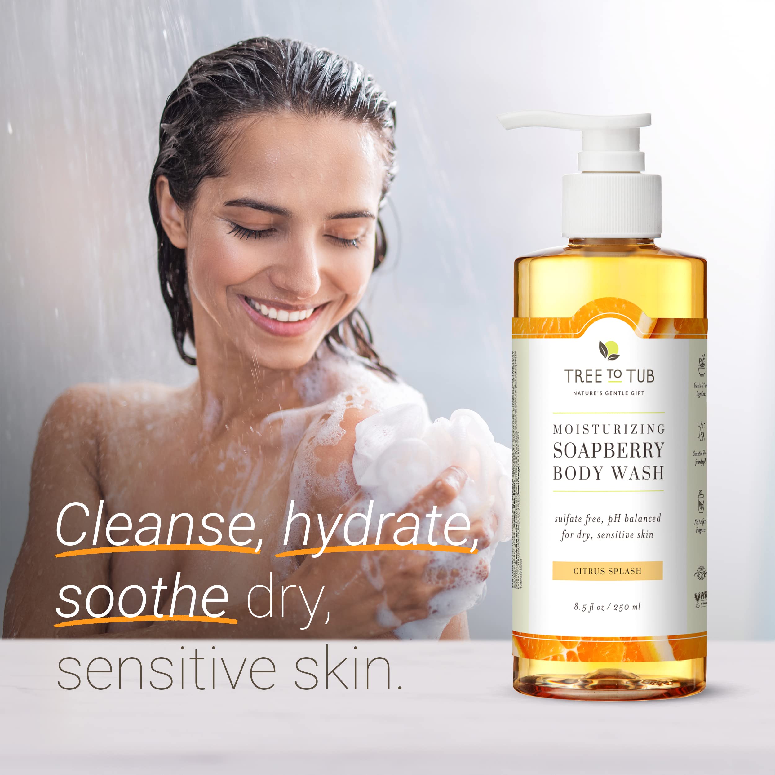 Tree to Tub Beurre karité et aloe vera – crème nourrissante sans résidu gras