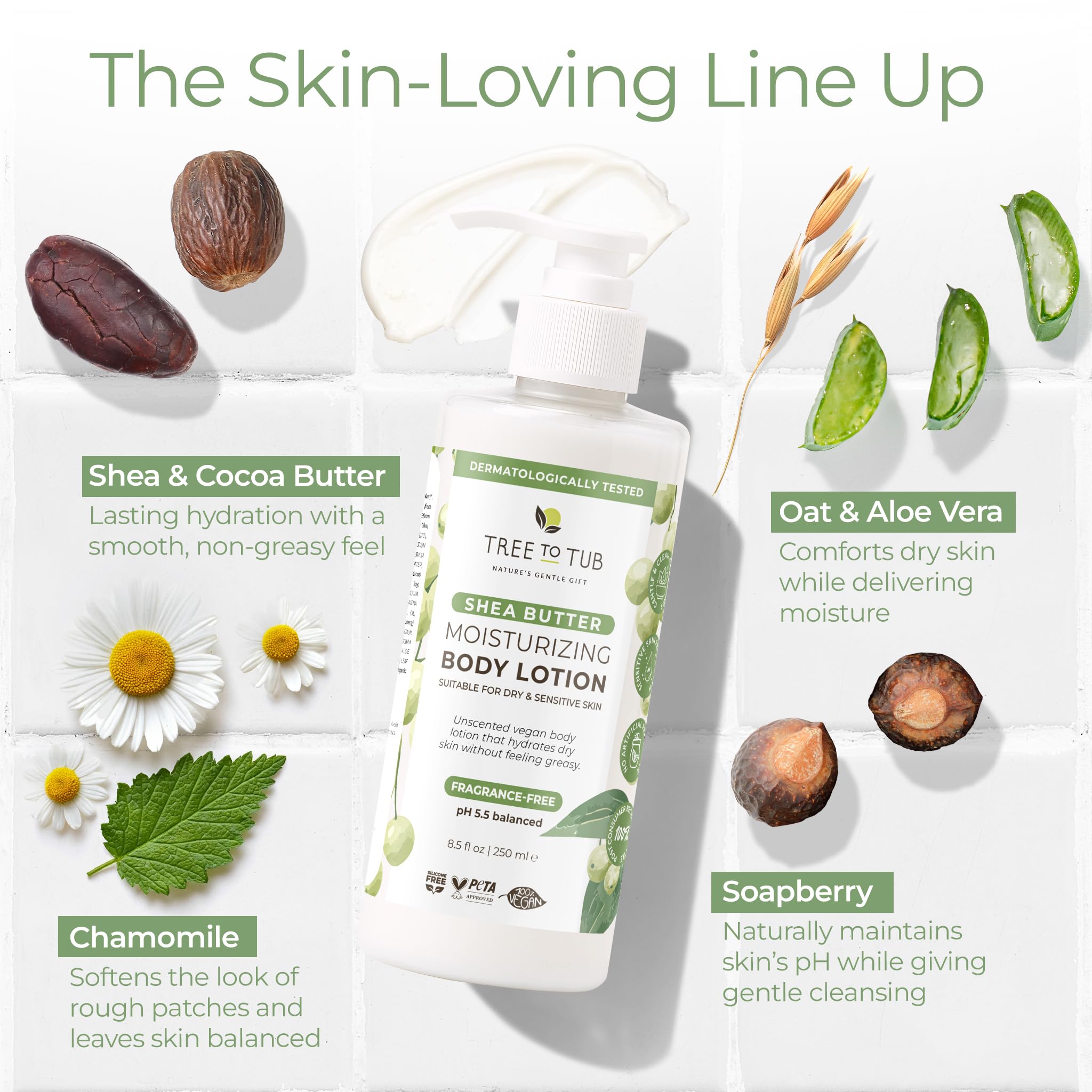 Formule sans parfum Tree to Tub, soin bio et neutre