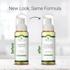 Tree to Tub nettoyant visage sensible — menthe poivrée apportant fraîcheur et tonus.