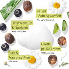 Sans parfum, Tree to Tub lave-visage idéal pour peaux sensibles