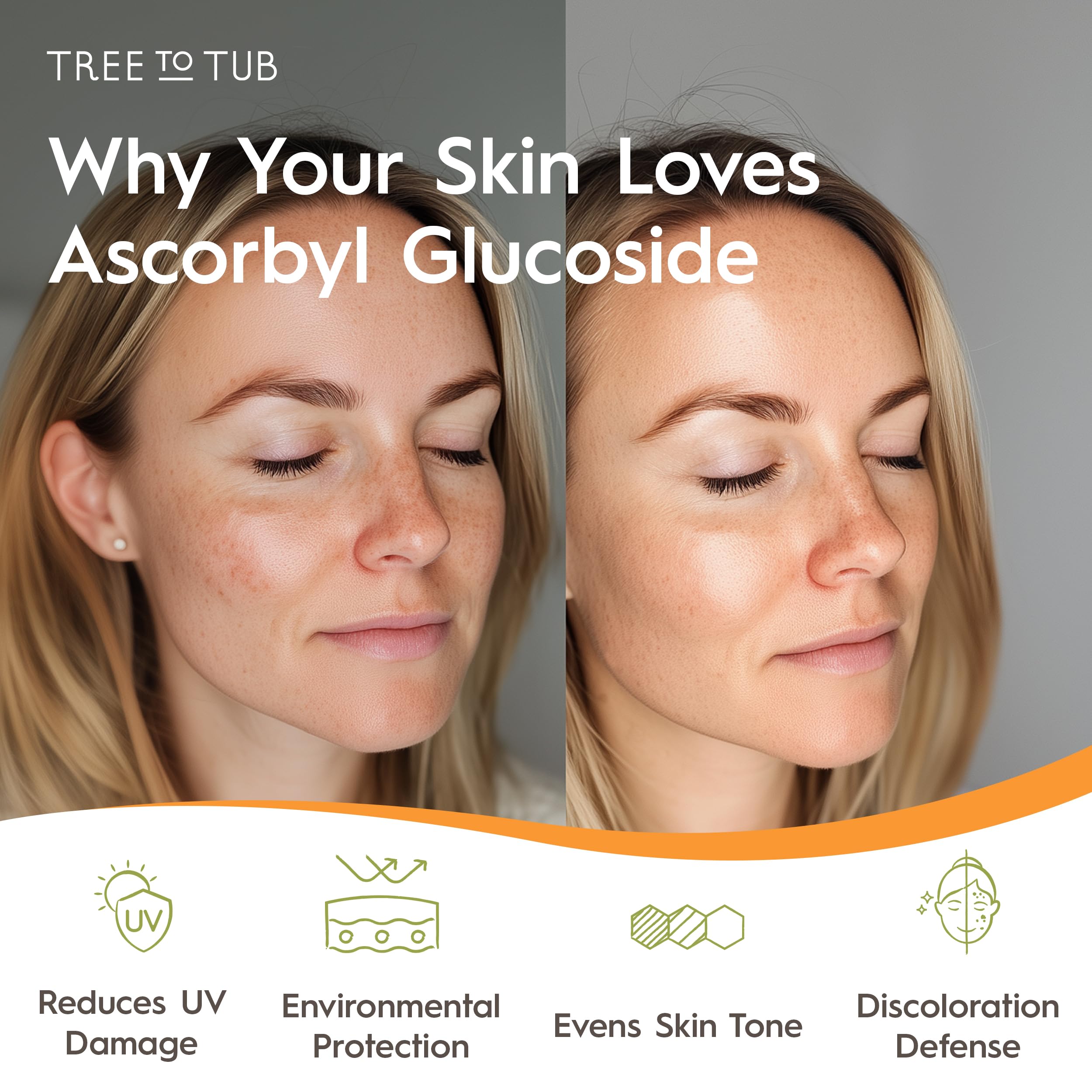 Effet lueur visage avec Tree To Tub vitamine C