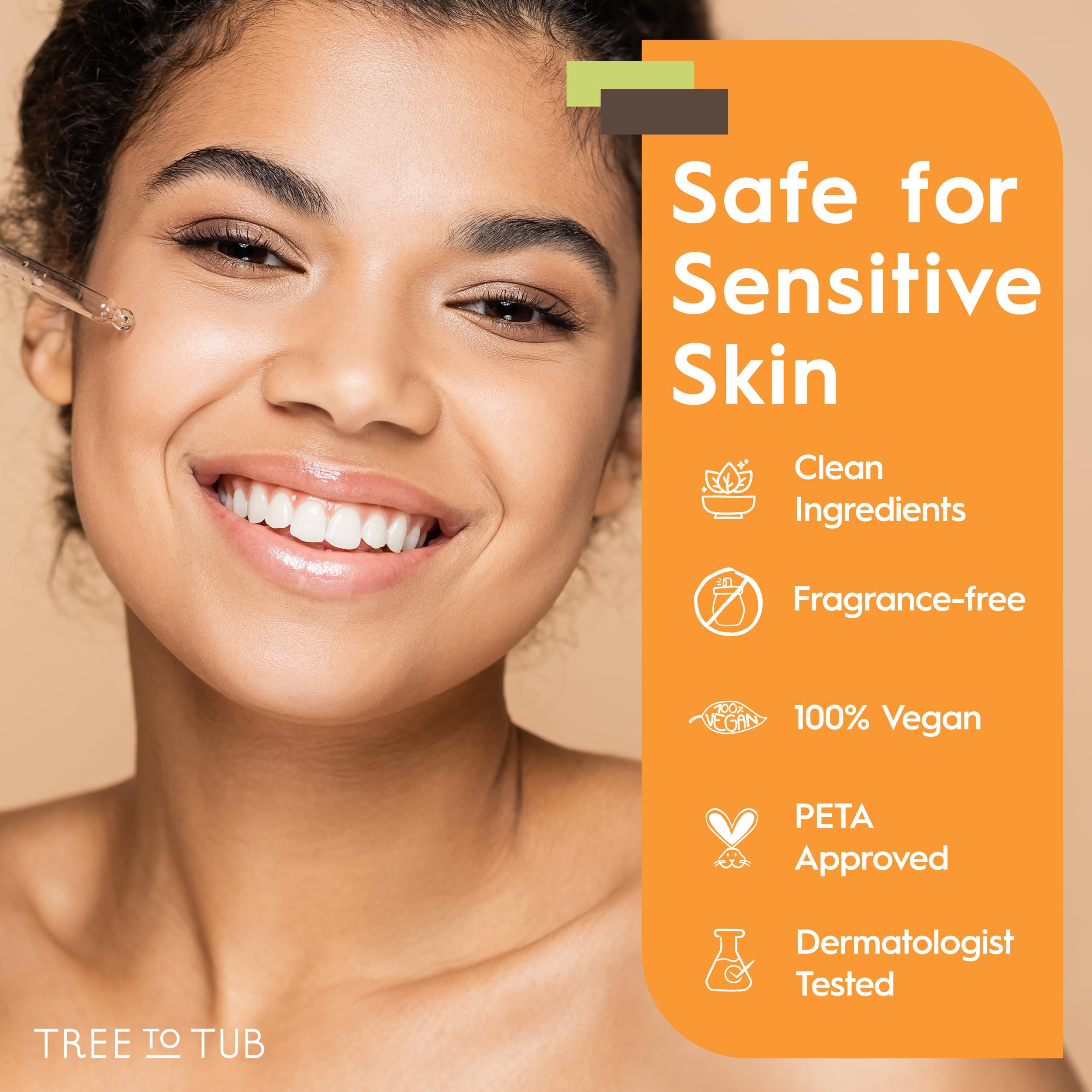 Emballage compact et pratique du serum Tree To Tub vitamine C