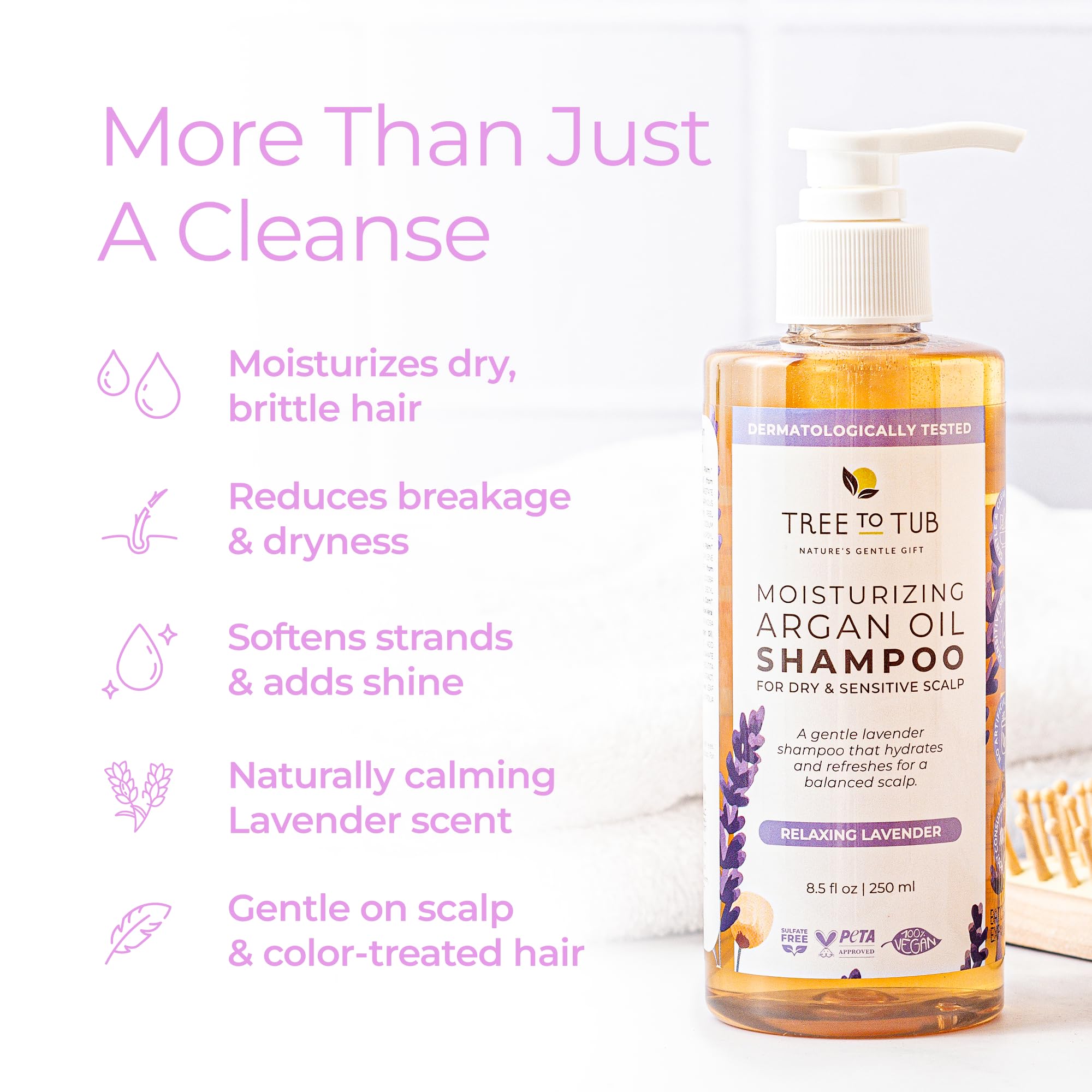 Tree to Tub Shampoing Lavande: camomille apaisante et parfum relaxant