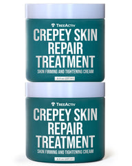 TreeActiv Crème réparatrice pour peau crépée, bouteille 2-pack, hydratation continue.