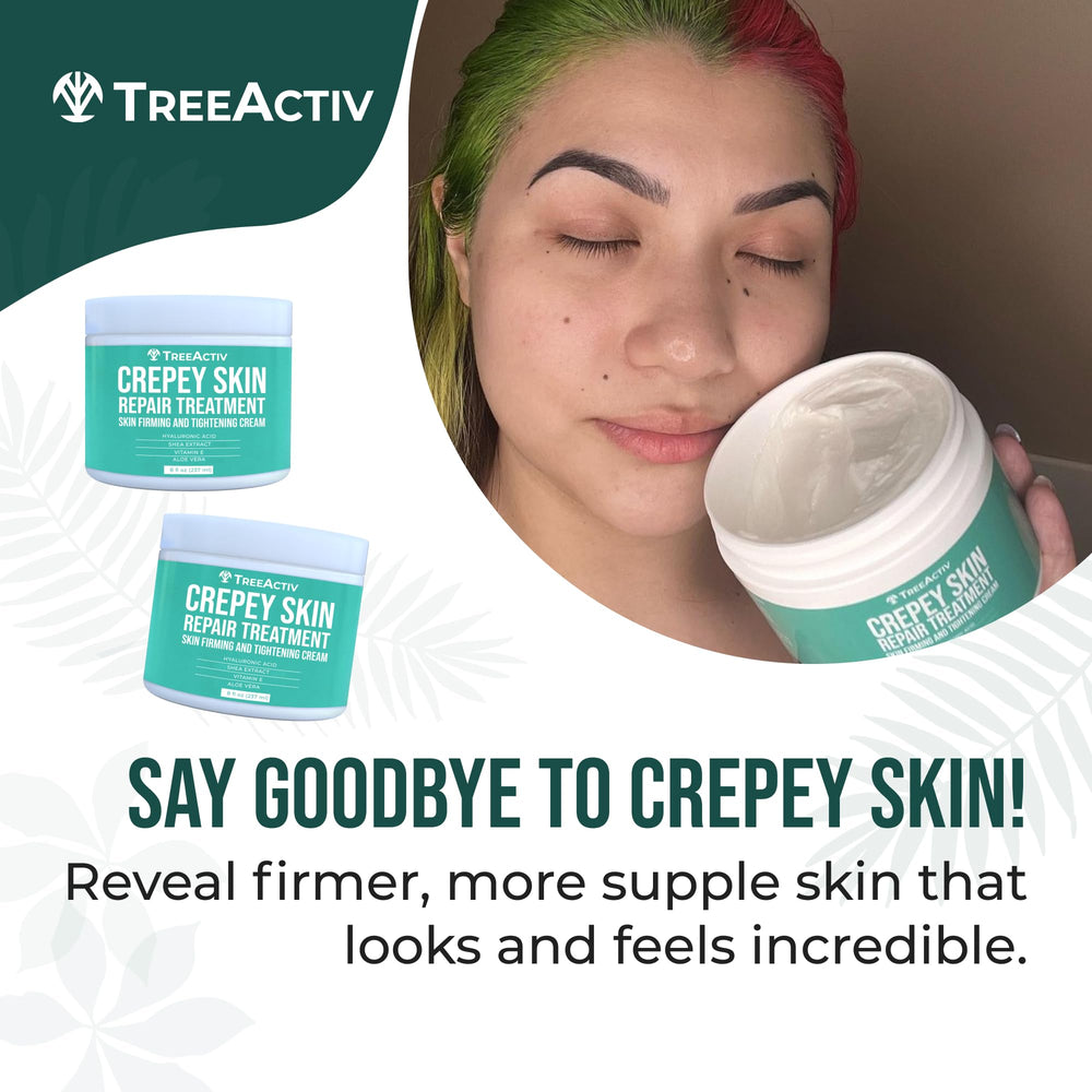 TreeActiv Application quotidienne, massage doux nourrit et lisse les contours.