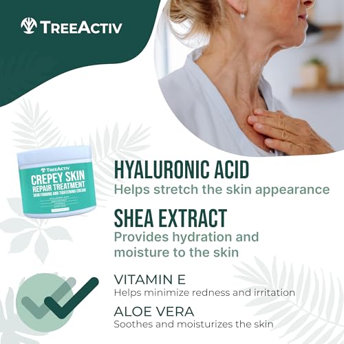 TreeActiv Crème visage, texture soyeuse pour peau plus lisse et ferme.