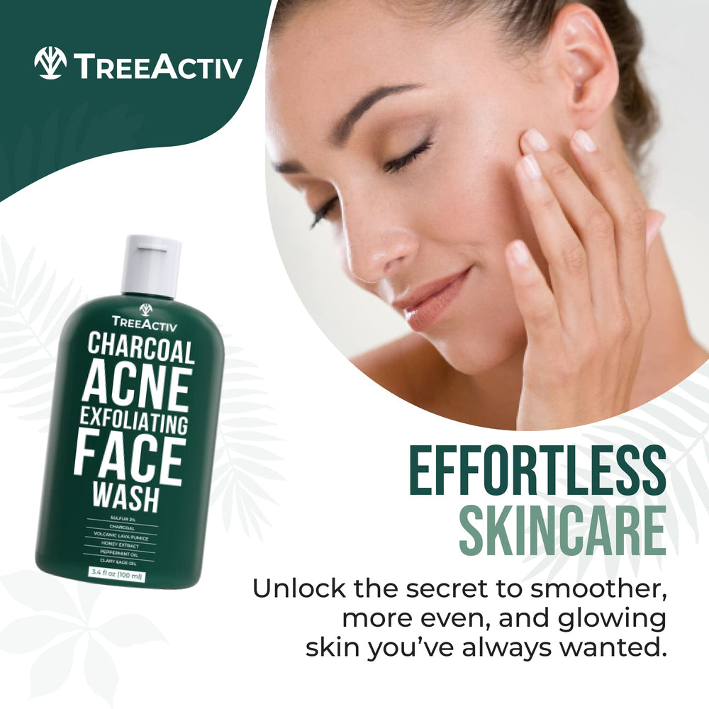 TreeActiv ingrédients miel et soufre : clarifications naturelles pour la peau