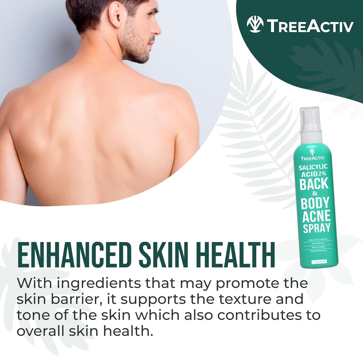 TreeActiv acide salicylique 2%: pores et impuretés ciblés.