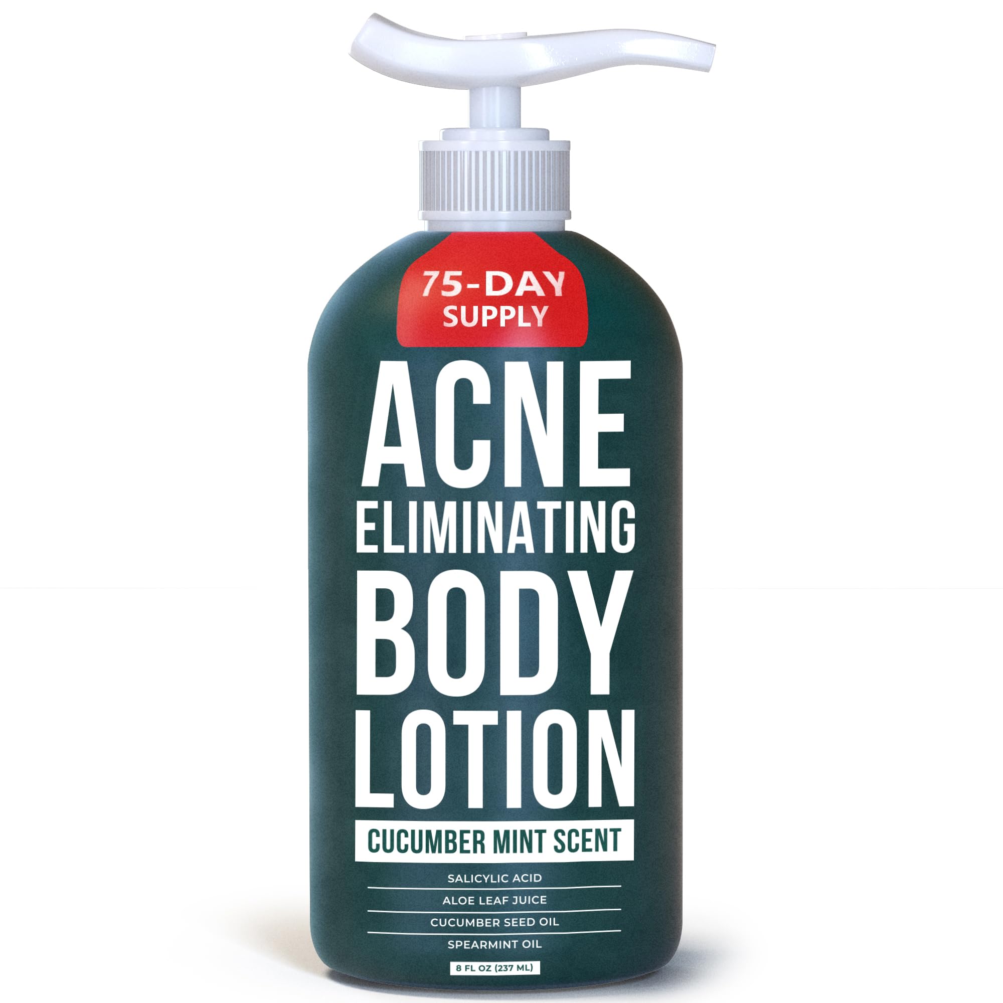 TreeActiv lotion corporelle antiacné, bouteille élégante et hydratation légère.