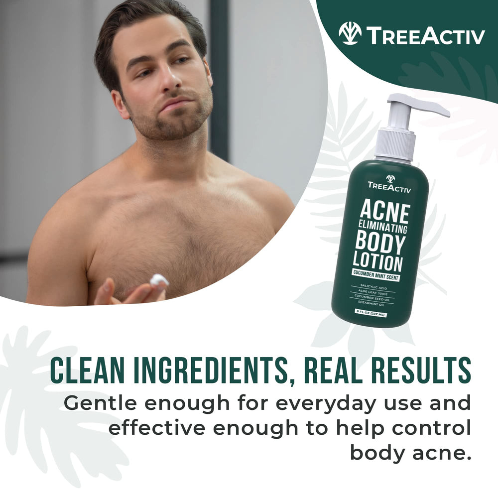 TreeActiv lotion hydratante quotidienne, soin du corps et douceur durable.