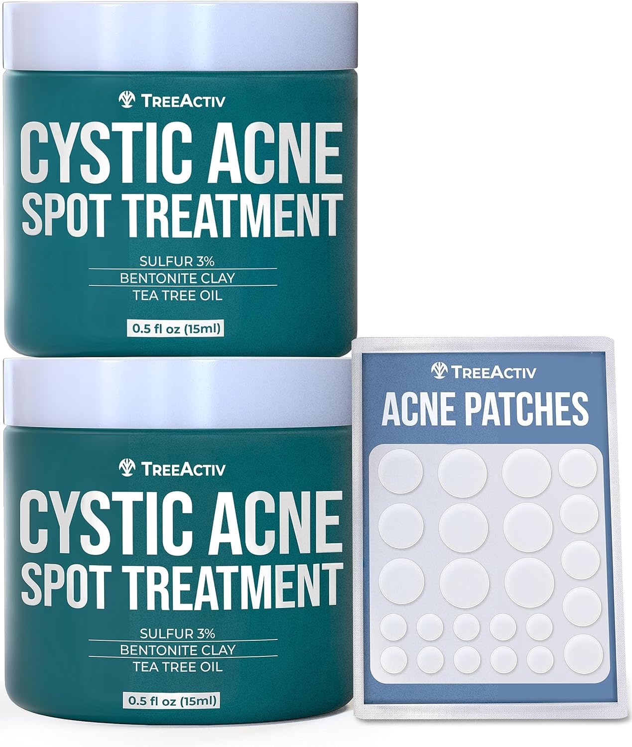TreeActiv traitement acné cystique visage – action nocturne ciblée.