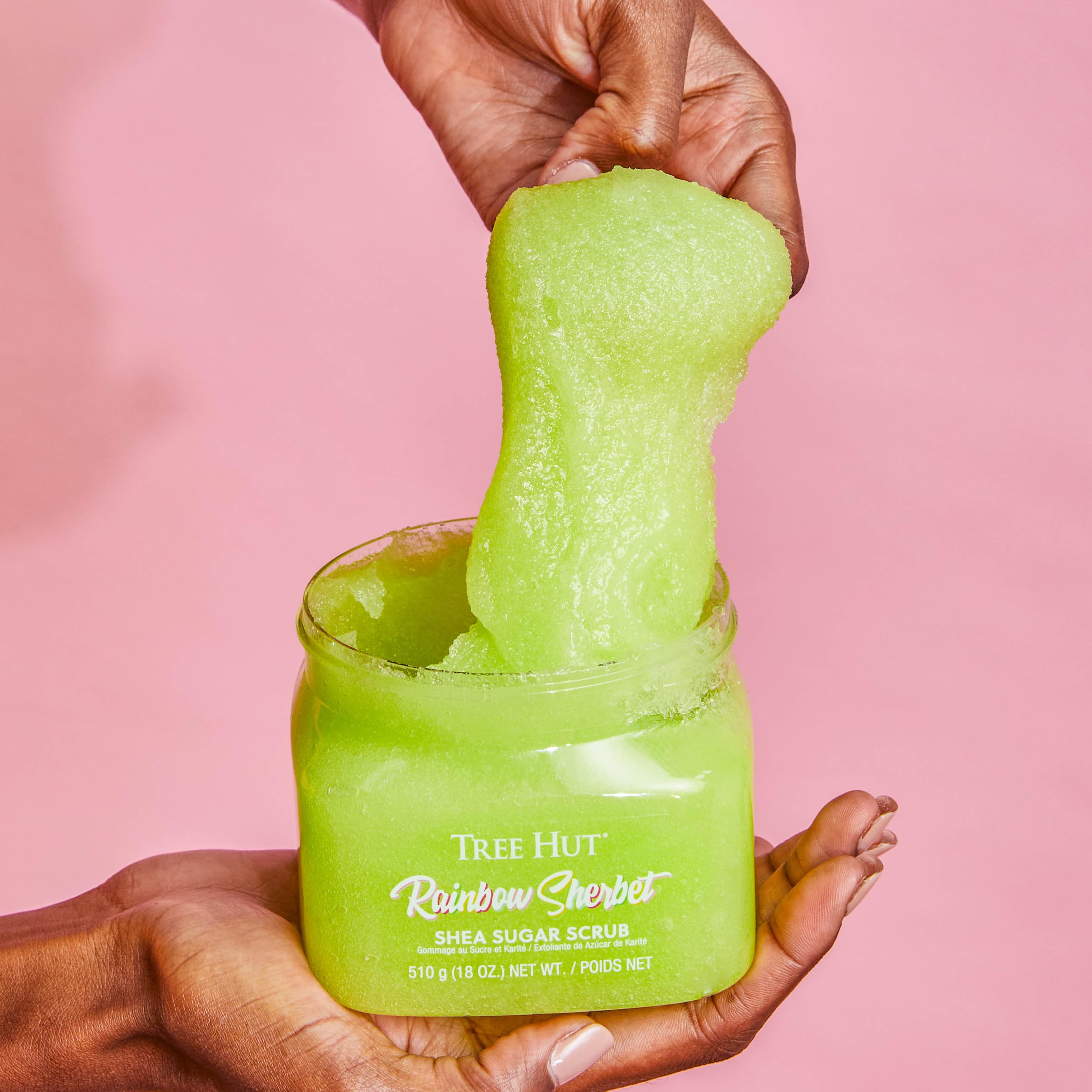 Tree Hut Rainbow Shea Sugar Scrub : fabriqué aux États‑Unis, soin de qualité