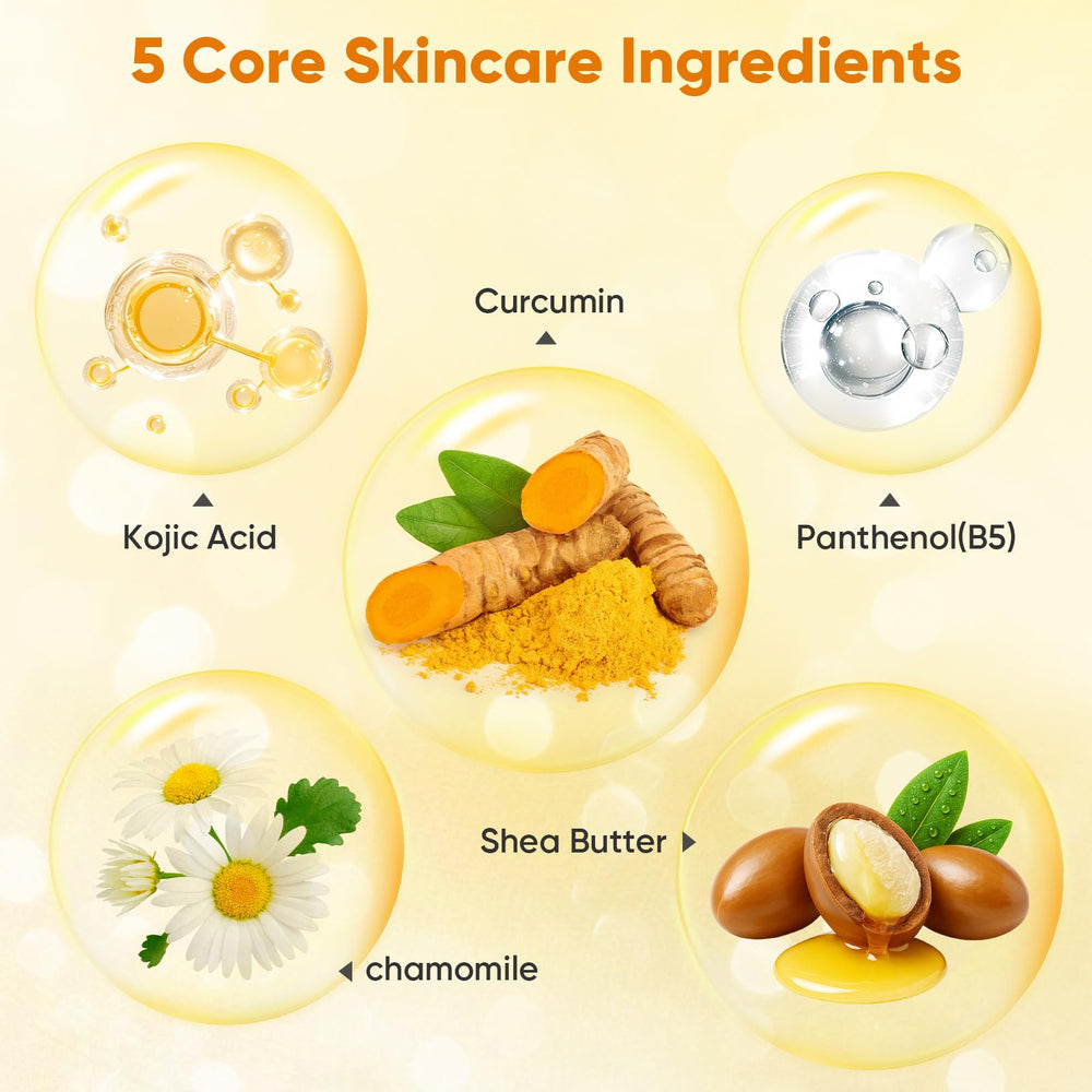 Treeroot Bouteille Nettoyant Visage Curcuma, routine pratique