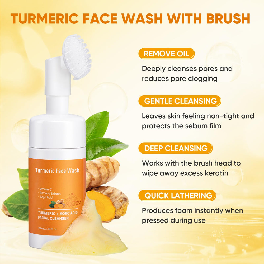 Treeroot Nettoyant Visage et Corps Curcuma pour usage quotidien