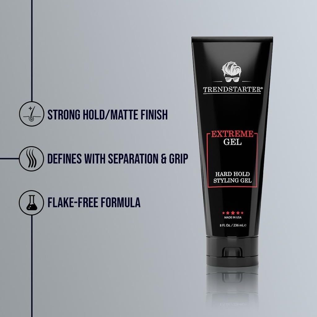 TRENDSTARTER GEL extrême – démonstration après lavage pour réveil rapide.