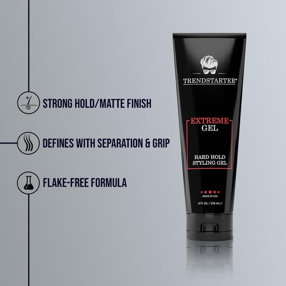 TRENDSTARTER GEL extrême – démonstration après lavage pour réveil rapide.