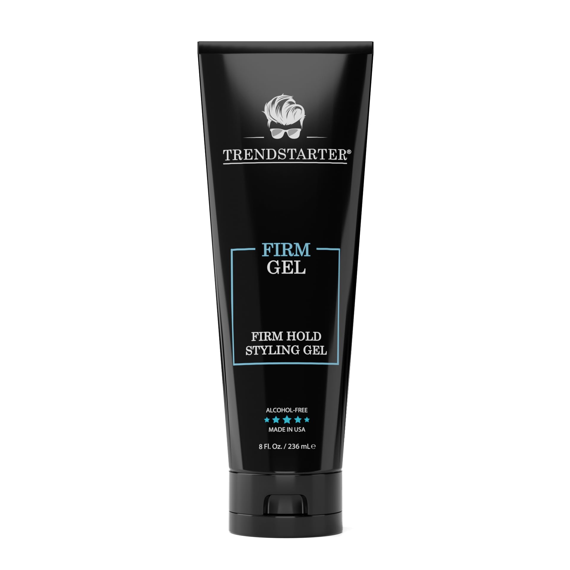 TRENDSTARTER Gel: bouteille compacte, tenue longue durée et brillance naturelle.
