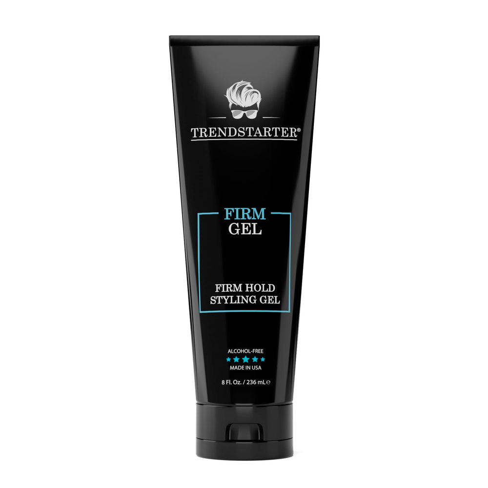 TRENDSTARTER Gel: bouteille compacte, tenue longue durée et brillance naturelle.