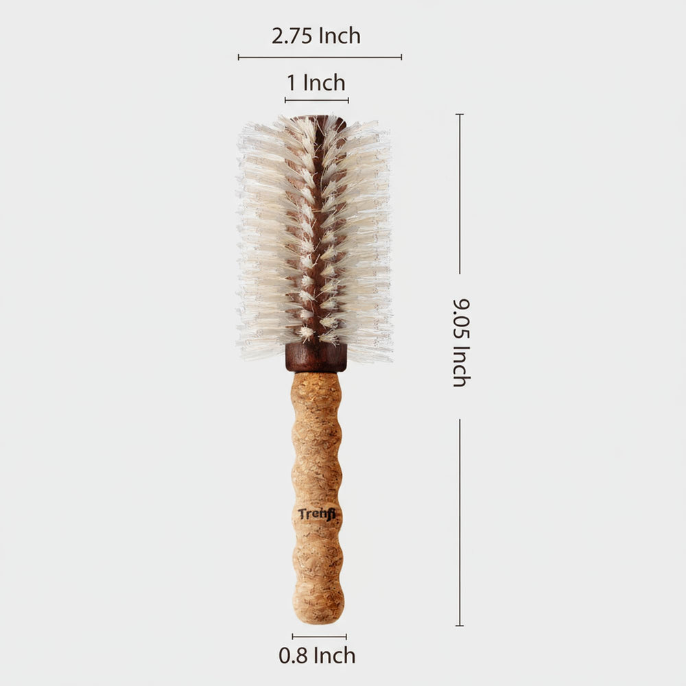 Brosse TRENFI polyvalente pour le brossage quotidien et le style salon.