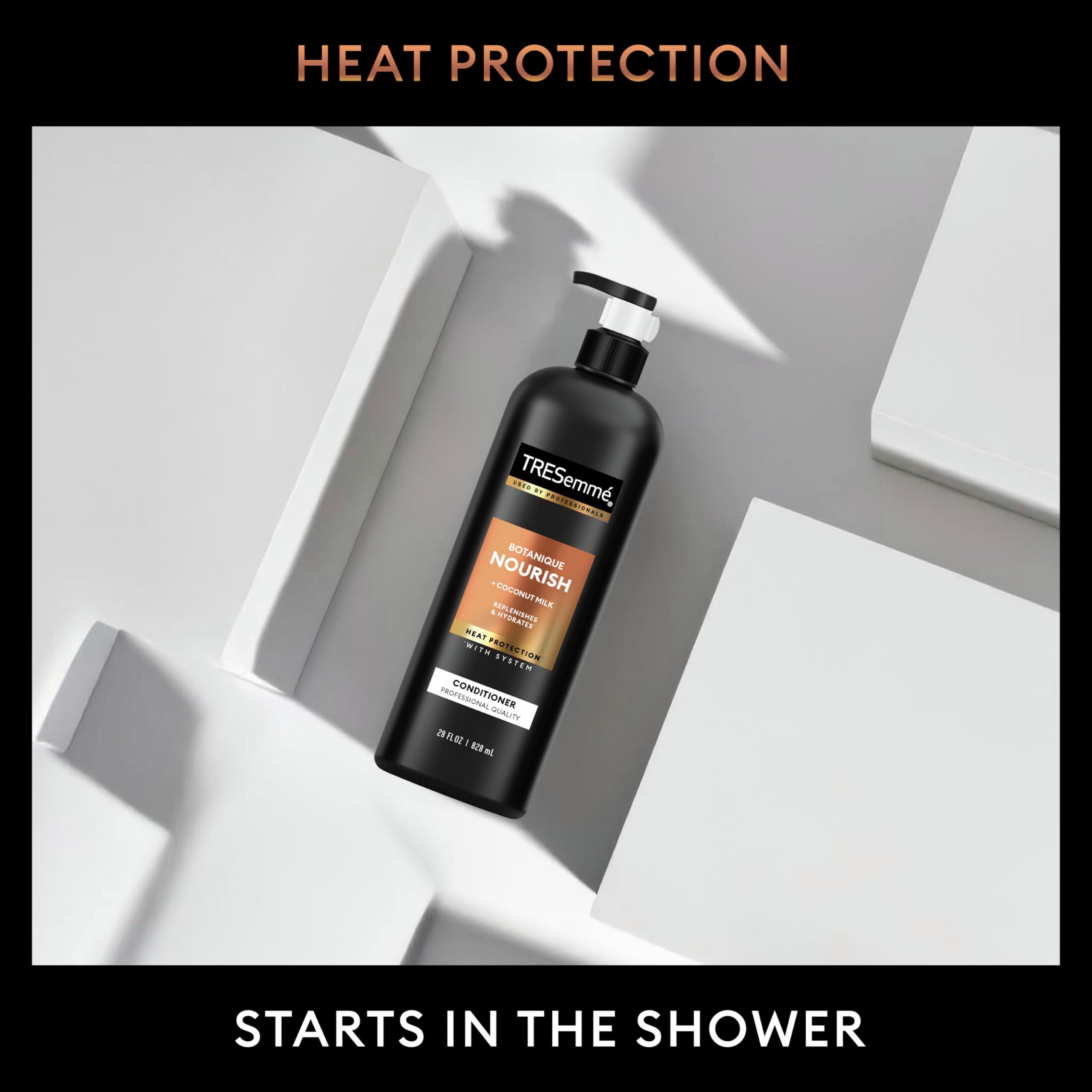 Protection contre la chaleur intégrée, protège les cheveux au coiffage.
