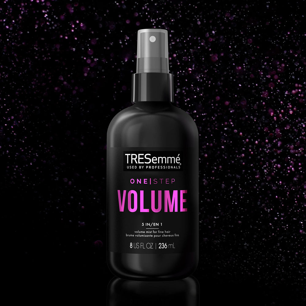 TRESemmé brume volume 5-en-1 résultats professionnels à domicile.