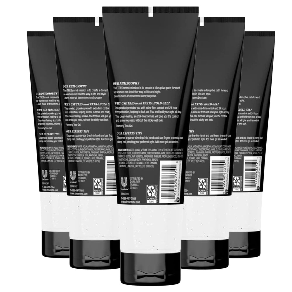 Application facile du gel Tresemmé vitamine B pour définir la coiffure rapidement.