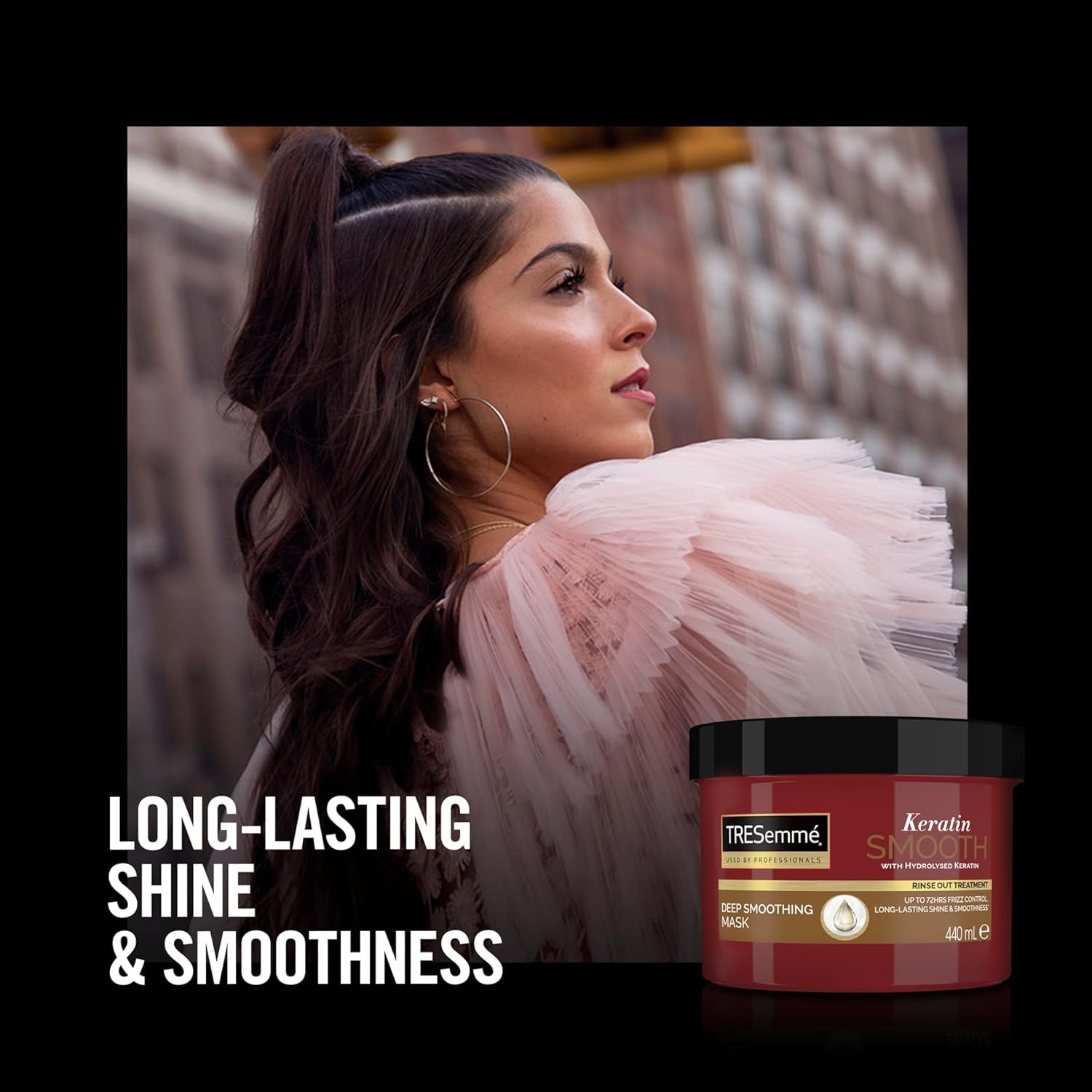 TRESemmé Keratin Smooth Masque : cheveux brillants et revitalisés après l’application