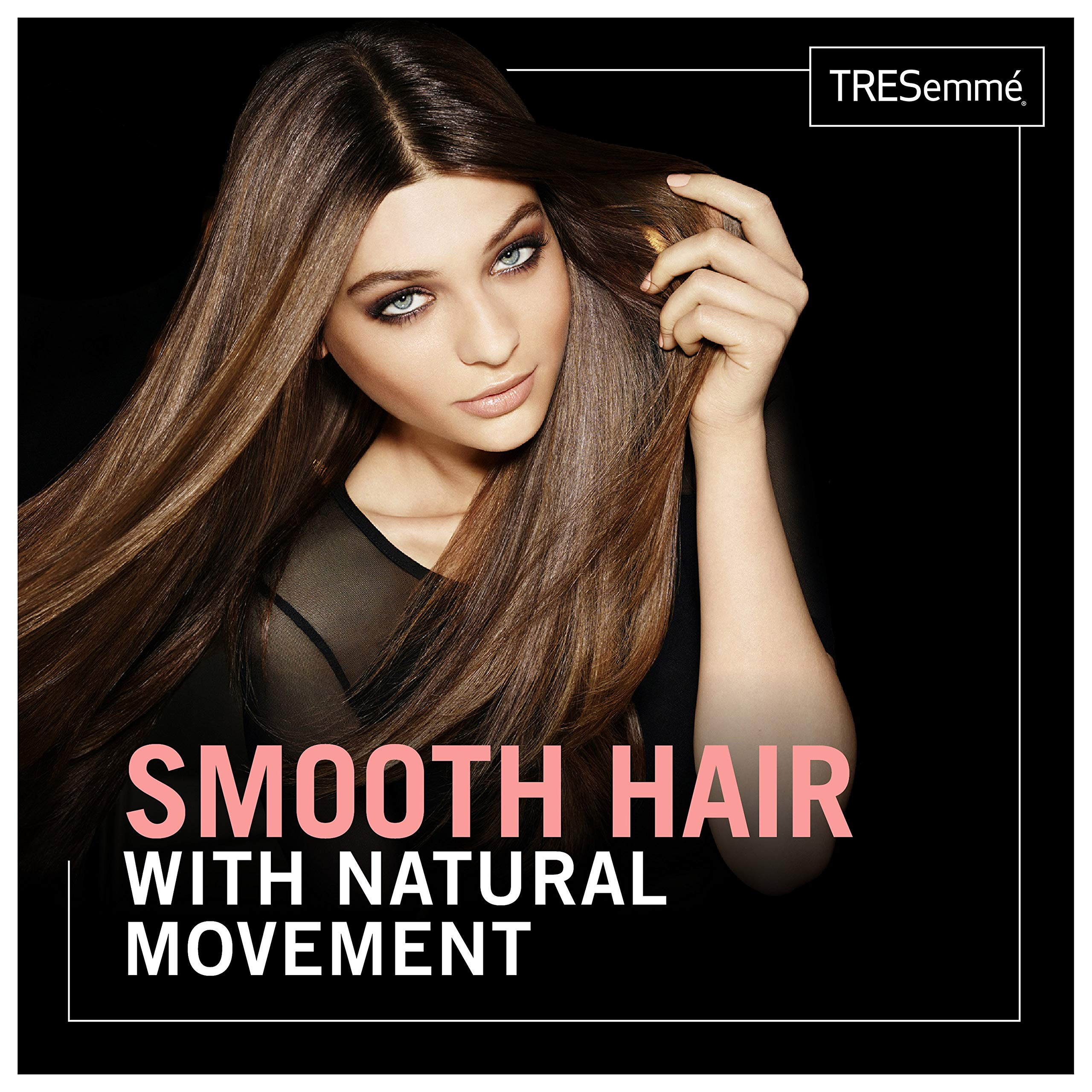 TRESemmé Keratin Smooth Conditioner bottle displayed beside the shampoo.