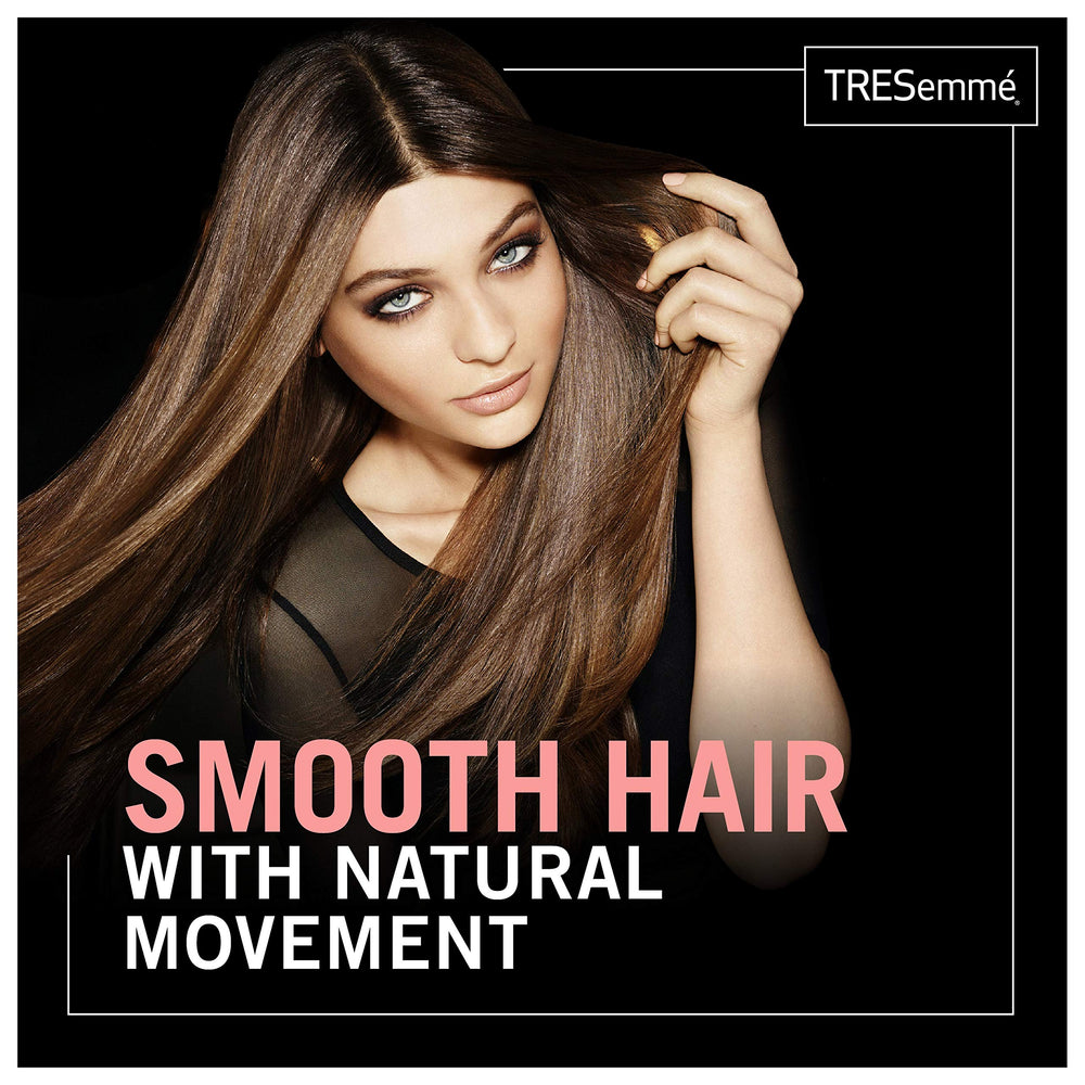 TRESemmé Keratin Smooth Conditioner bottle displayed beside the shampoo.