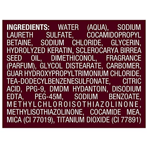 Shiny, healthy-looking hair achieved with Keratin Smooth shampoo.