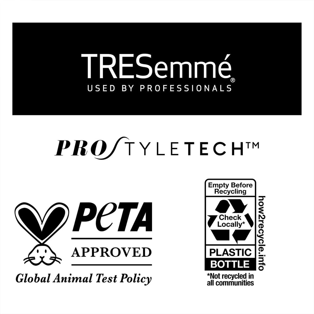 Label PETA TRESemmé, produit certifié sans cruauté envers les animaux.