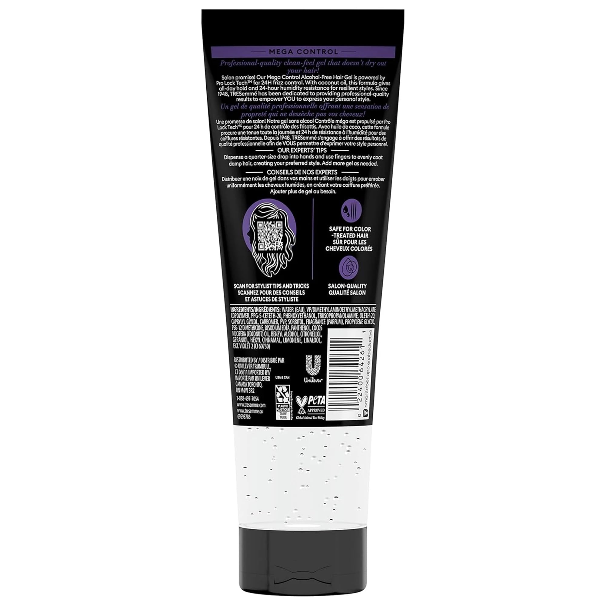 TRESemmé Mega Sculpt Gel, pack 5, idéal pour créer un style sculpté rapidement.