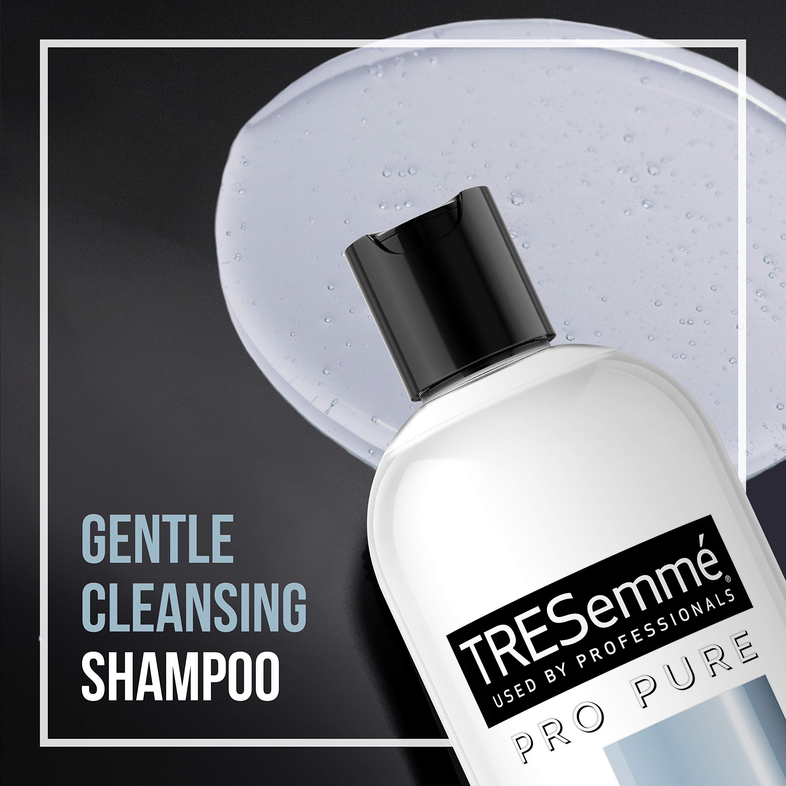TRESemmé Pro Pure Micellar Moisture Shampoing, gros plan sur texture hydratante.