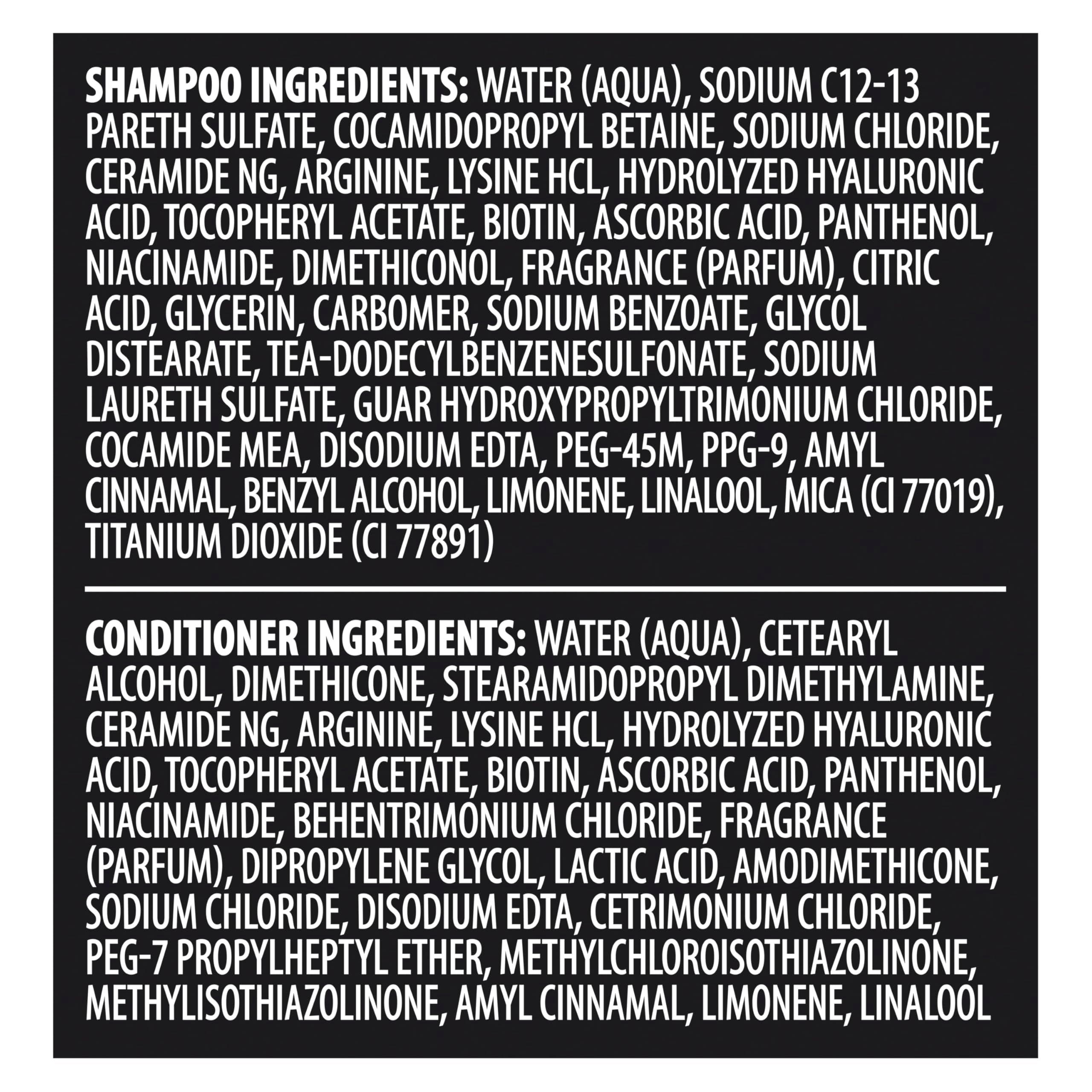 Cheveux après usage Tresemmé Rich Moisture, brillance naturelle et douceur.