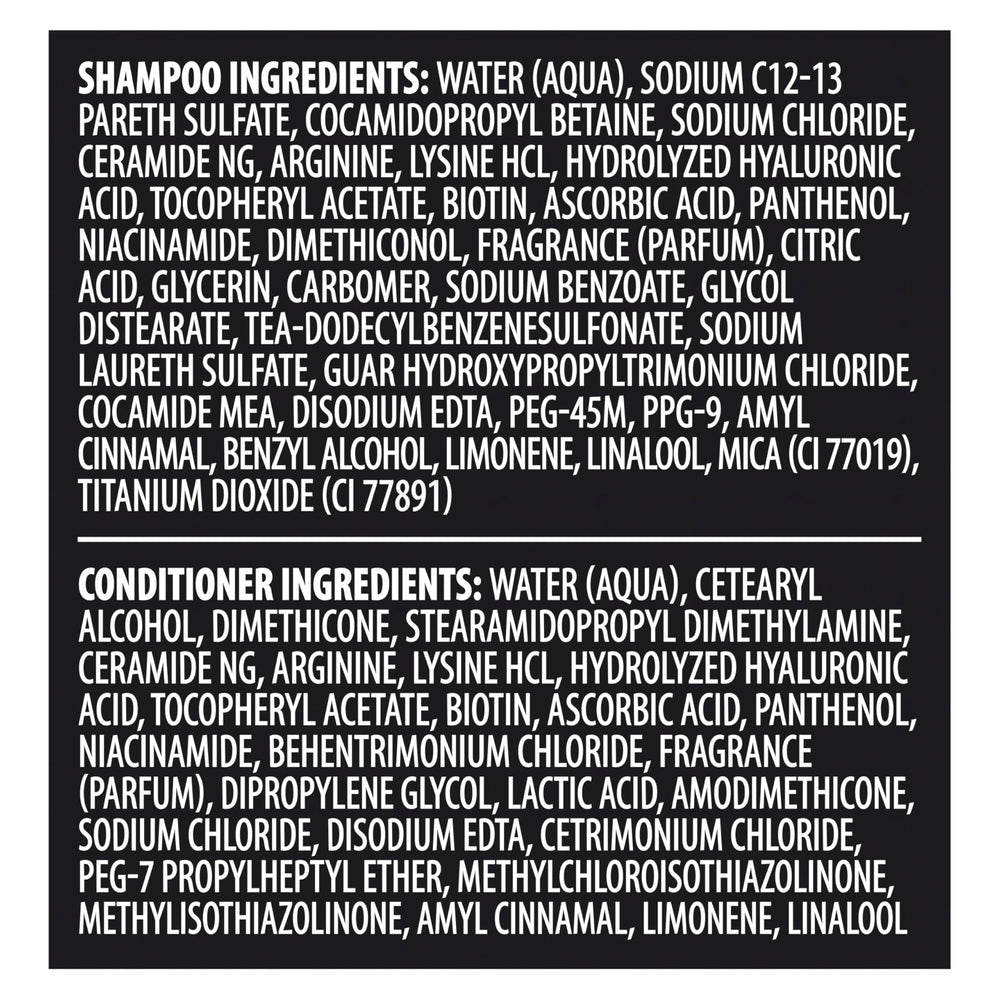 Cheveux après usage Tresemmé Rich Moisture, brillance naturelle et douceur.