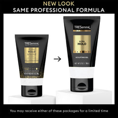 TRESemmé Sculpting Gel avec panthenol, nourrissant et hydratant les cheveux.