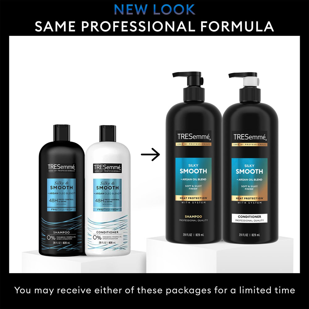 Shampoing TRESemmé équilibré en pH avec protéines de soie
