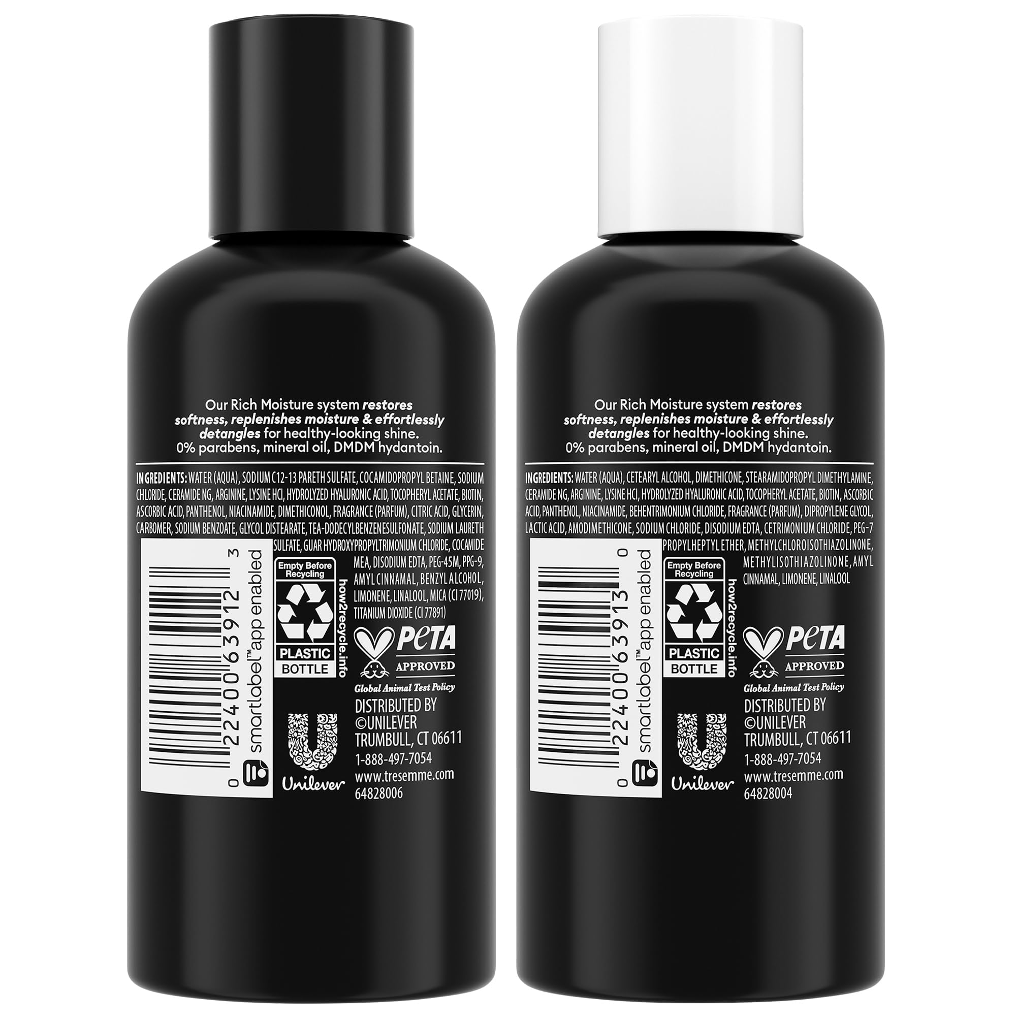 Shampooing hydratant TRESemmé format voyage pour hydration rapide