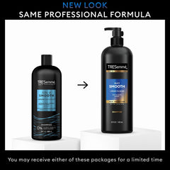 Texture crèmeuse du shampoing aidant à dompter les frisottis