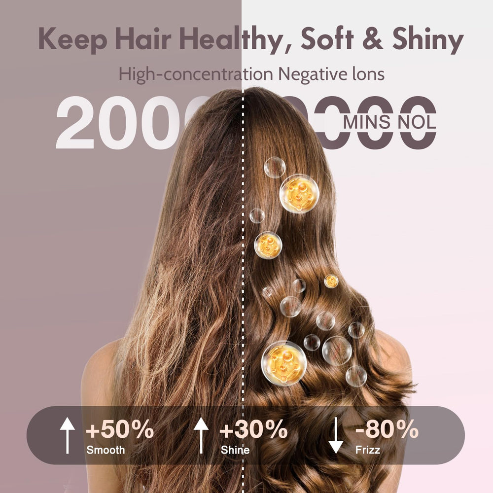 Profil arrondi et volume durable pour des boucles naturelles.