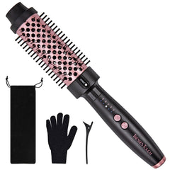 Brosse Tresses Touch avec baril ceramique 1,5 pouce pour boucles uniforme