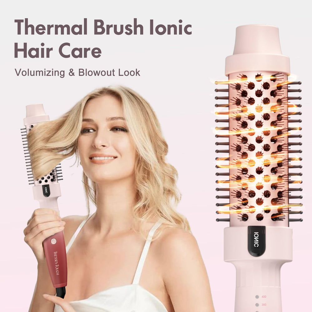 Tresses Touch utilise ion négatif pour réduire frisottis et brillance contrôlée.