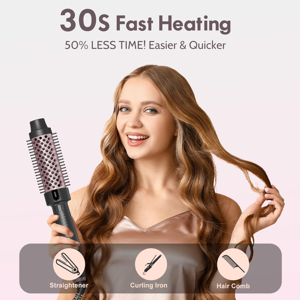 Brosse thermique Tresses Touch avec cordon pivotant à 360°, maniabilité accrue.
