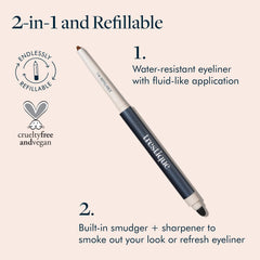 TRE'STIQUE Eyeliner built-in smudger close-up for effortless smoky eyes.
